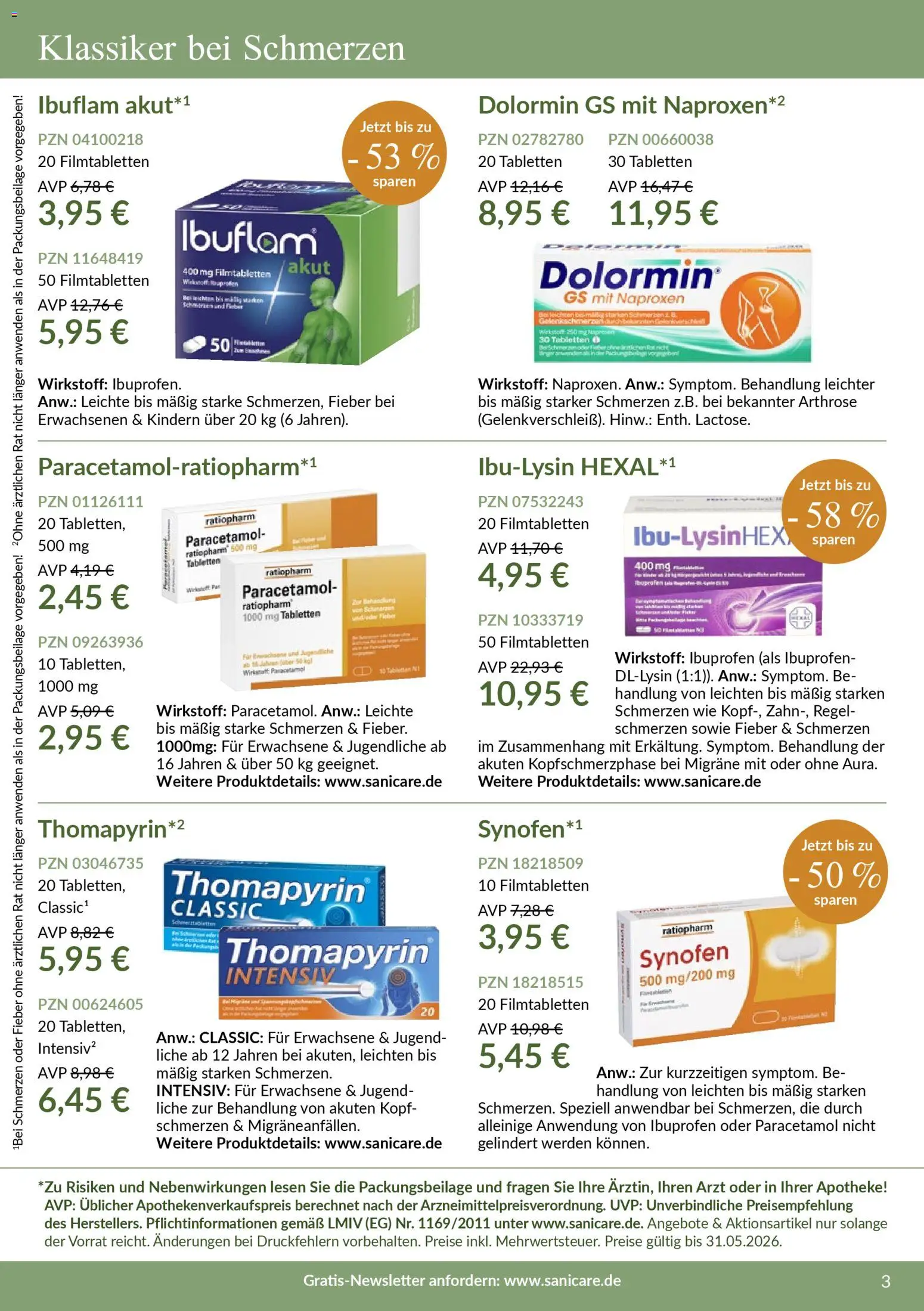 Sanicare Rheuma Katalog 2026 – gültig ab 20.03.2026 | Seite: 4