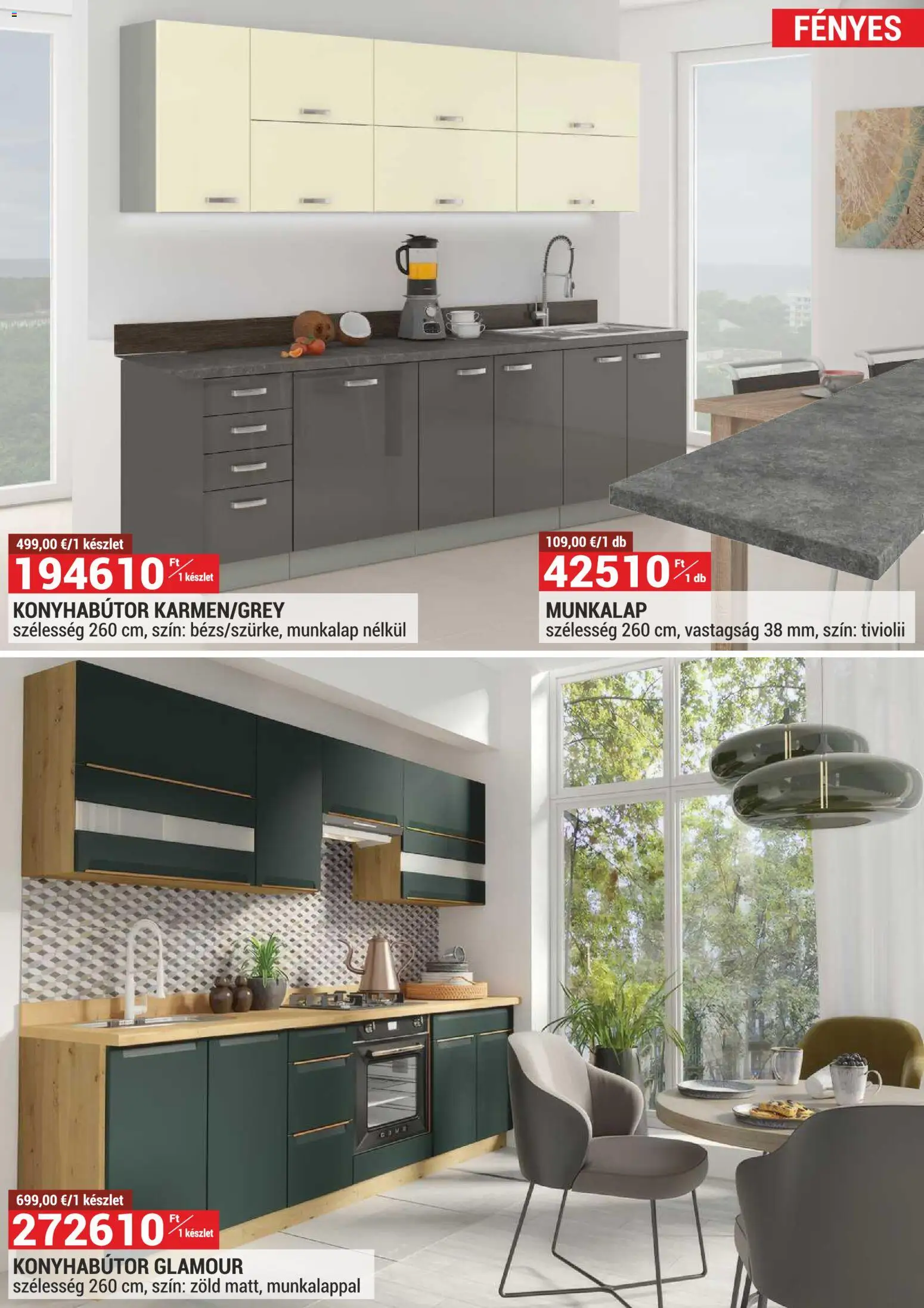 Merkury Market akciós ujság - amely érvényes a következő dátumtól: 01.03.2026 | Oldal: 25 | Termékek: Konyhabútor