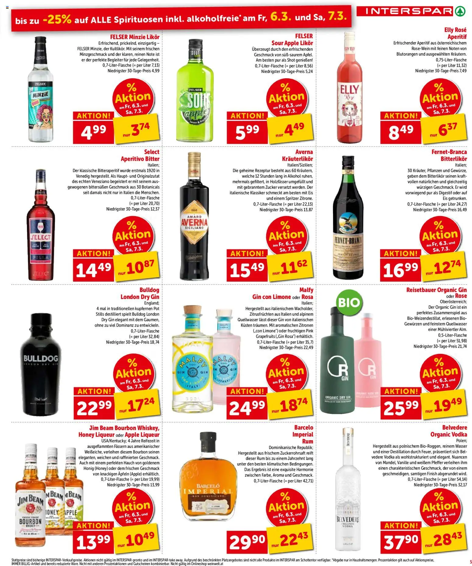 Interspar Flugblatt - Niederösterreich gültig ab 05.03.2026 | Seite: 5 | Produkte: Eis, Zucker, Apple, Bourbon