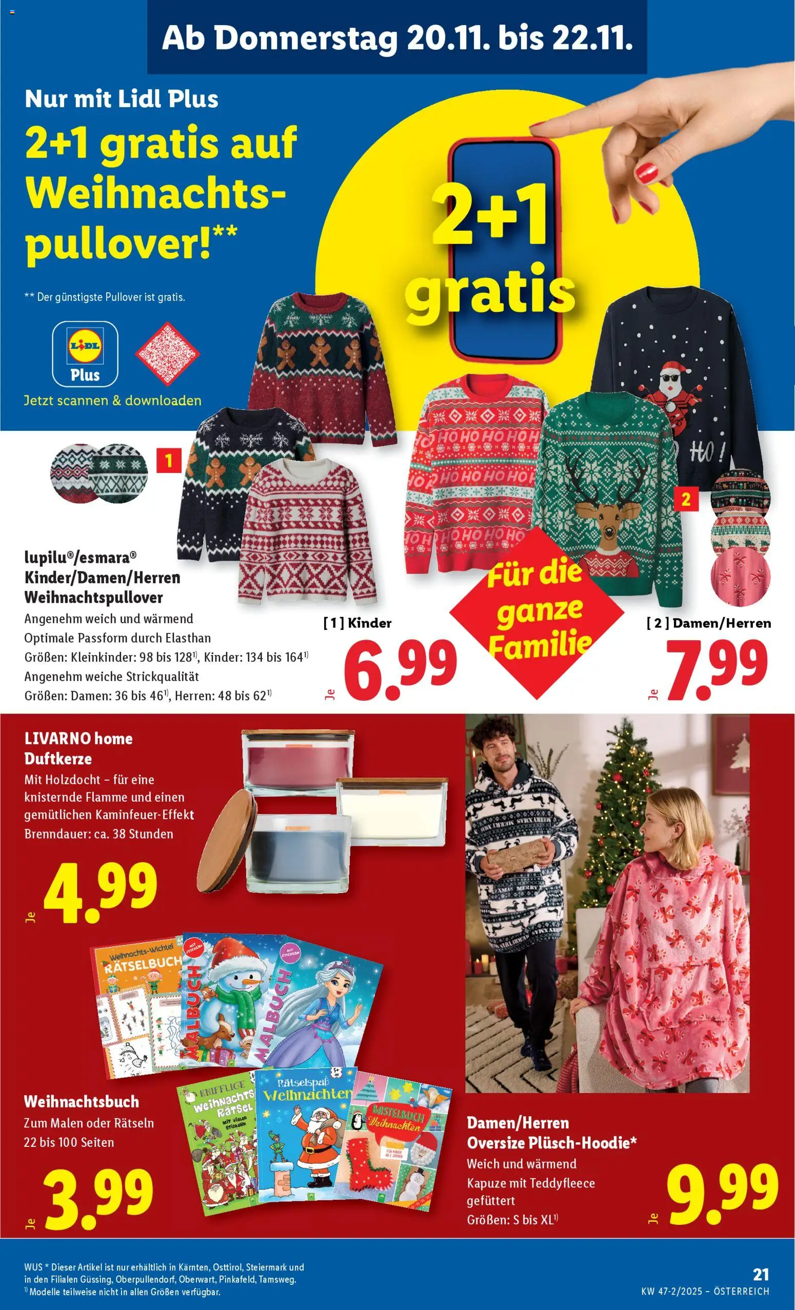 Lidl Flugblatt - Oberpullendorf, Güssing, Oberwart gültig ab 20.11.2025 | Seite: 23 | Produkte: Pullover