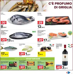 Volantino Carrefour del 07.08.2025 | Pagina: 3 | Prodotti: Gamberi, Orata, Spigola, Griglia