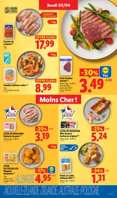 LIDL - Prévisualisation de L'ÉTAL DU BOUCHER Émincés de porc (1), 400 g (1 kg = 7,98 €) valide à partir de 02.04.2026 | Page: 7