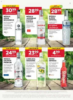 Stokrotka Gazetka - Oferta alkoholowa od 22.05.2025 | Strona: 3 | Produkty: Vodka, Alkohol, Wódka, Wódka jarzębiak