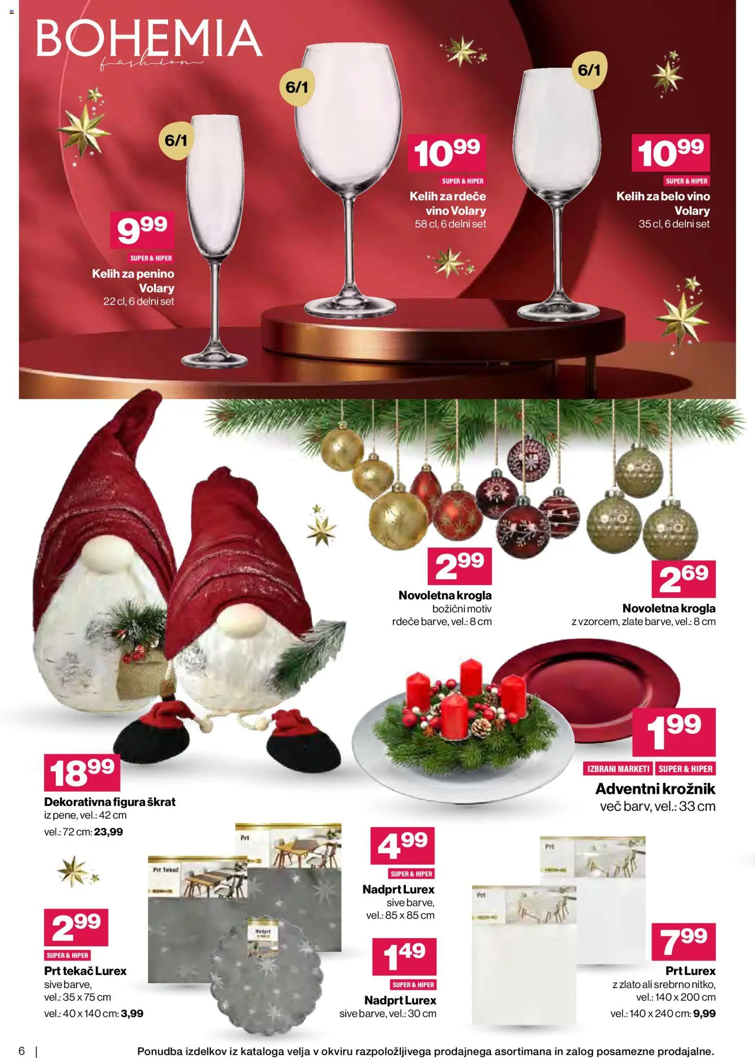 Novi Mercator katalog ponudbe – veljaven od 19.11.2025 | Stran: 6 | Izdelki: Tekač, Vino