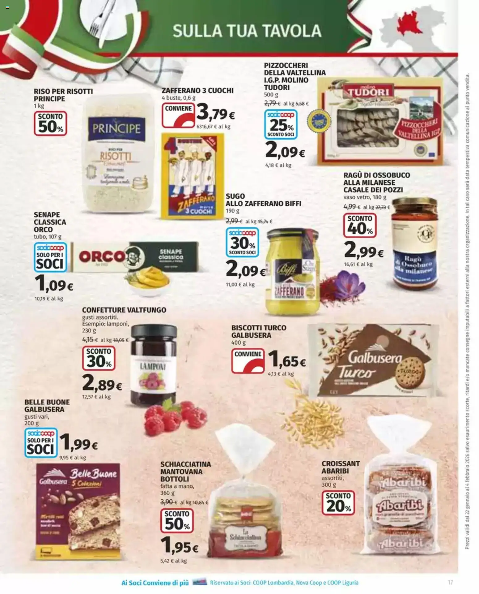 Volantino COOP del 22.01.2026 | Pagina: 17 | Prodotti: Ragú, Croissant, Senape, Ossobuco