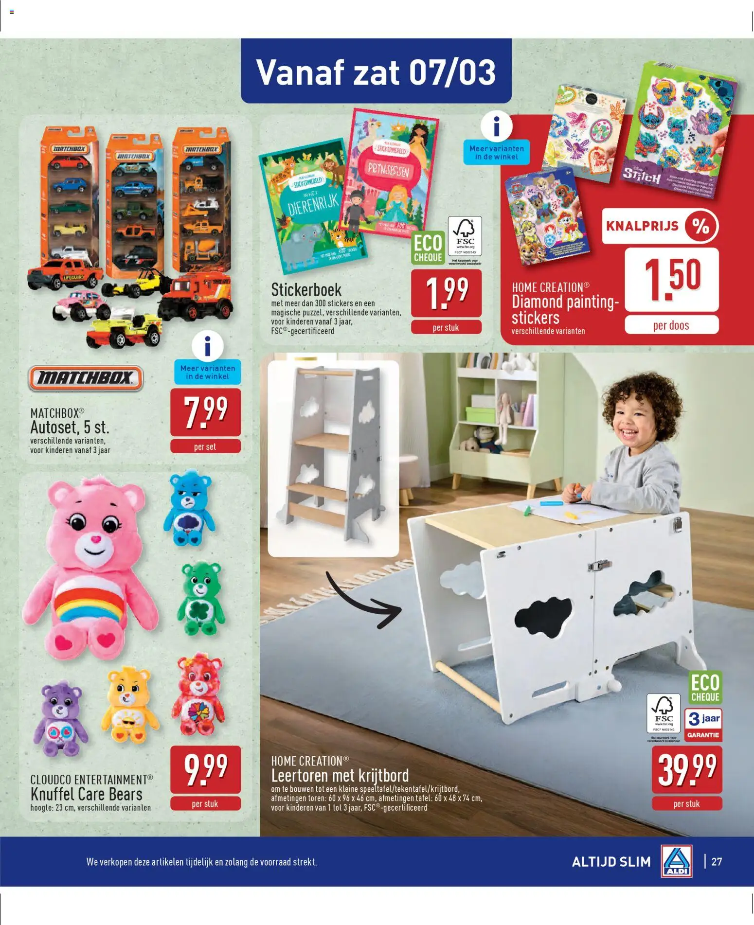 {H1} | Pagina: 27 | Producten: Stickers, Tafel