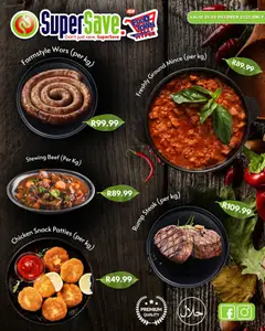 Super Save specials catalogue – valid from 24.10.2025 | Page: 4 | Products: Steak, Chicken, Beef