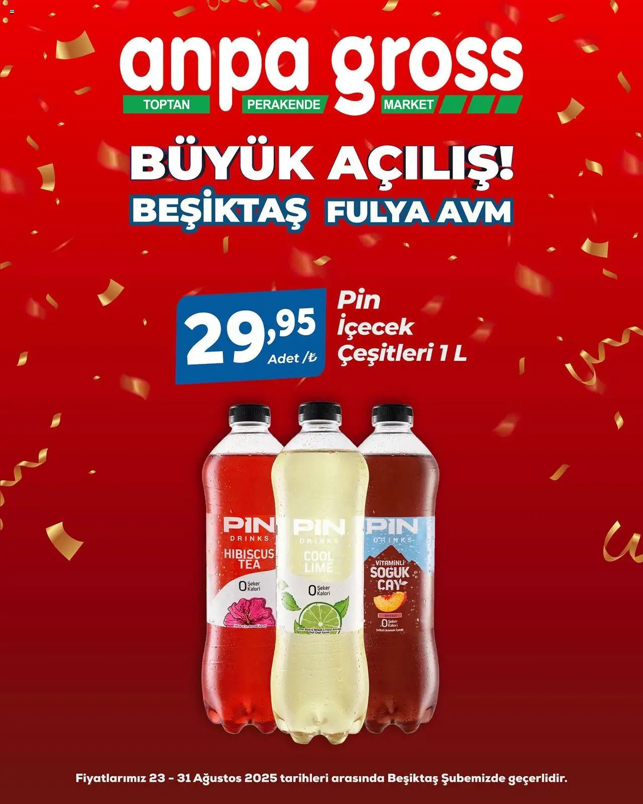 Anpa Gross Büyük Açılış - 23.08.2025 tarihinden itibaren geçerlidir | Sayfa: 65 | Ürünler: Çay, Şeker