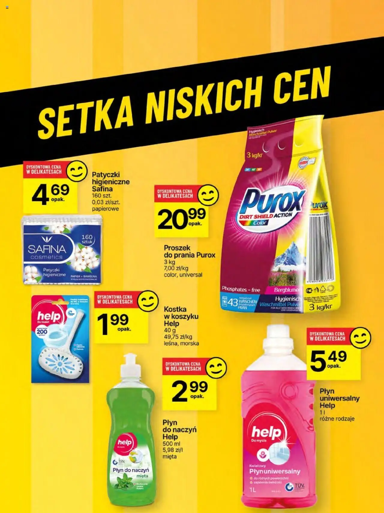 Delikatesy Centrum Gazetka - Sklepy Własne od 26.06.2025 | Strona: 64 | Produkty: Cleaner, Mięta, Proszek do prania, Detergent