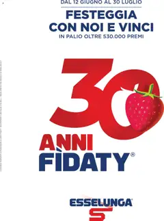 Anteprima del volantino Esselunga S Punti Fragola catalogo valido a partire dal 17.07.2025