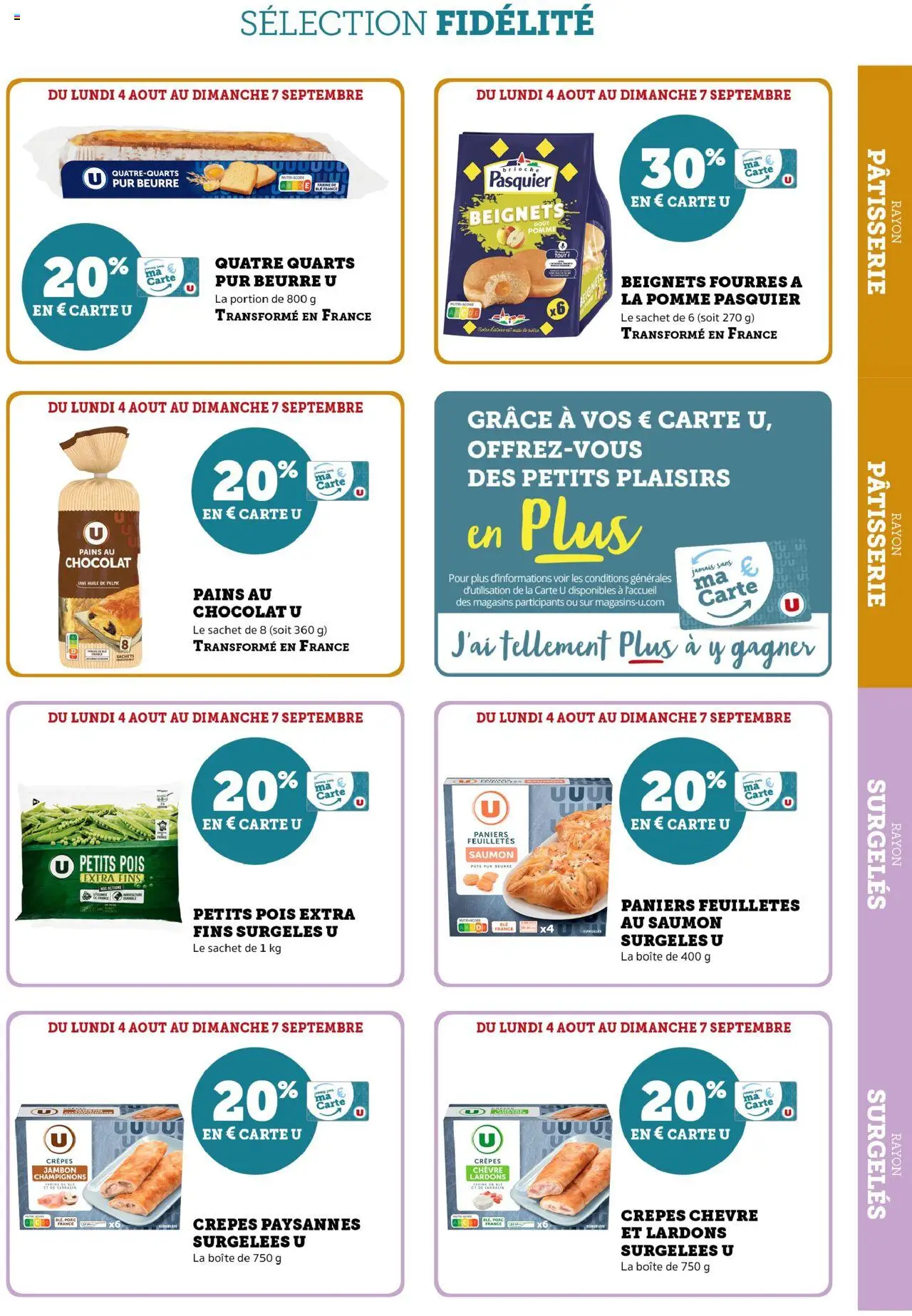  | Page: 17 | Produits: Farine, Lardons, Pois, Saumon