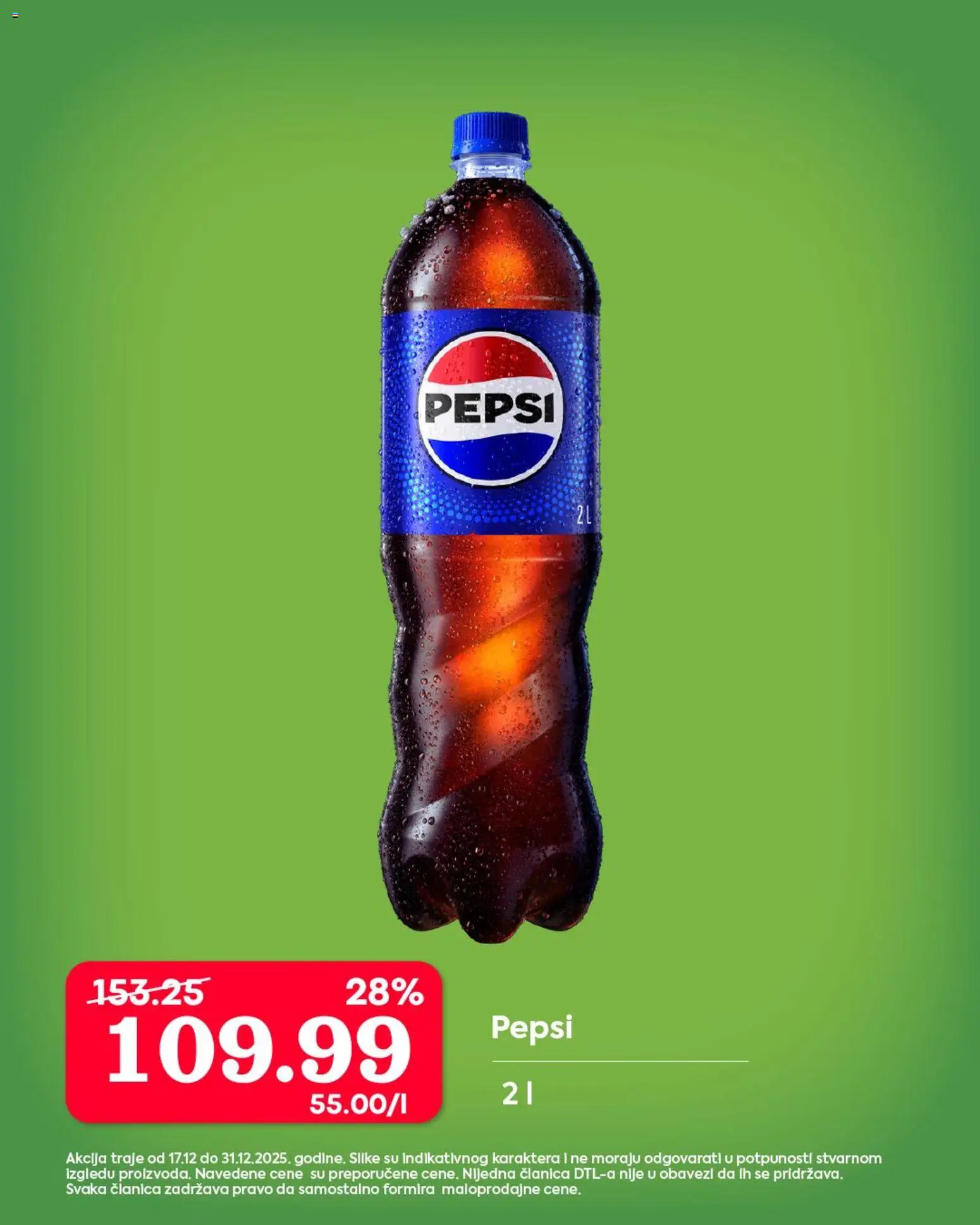 Senta Promet katalog - važi od 17.12.2025 | Strana: 5 | Proizvode: Pepsi