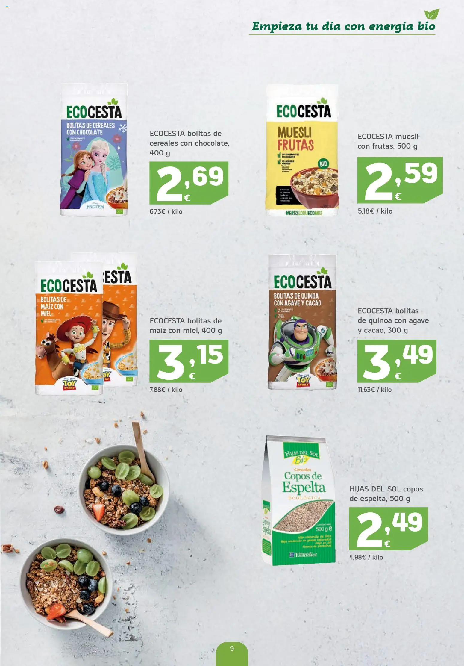 HiperDino folleto │ válido desde el 23.01.2026 | Página: 9 | Productos: Ψηφιακή κάμερα, Cereales, Copos, Φρυγανιές σικάλεως