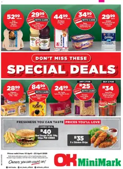 OK Foods specials catalogue – valid from 15.04.2026