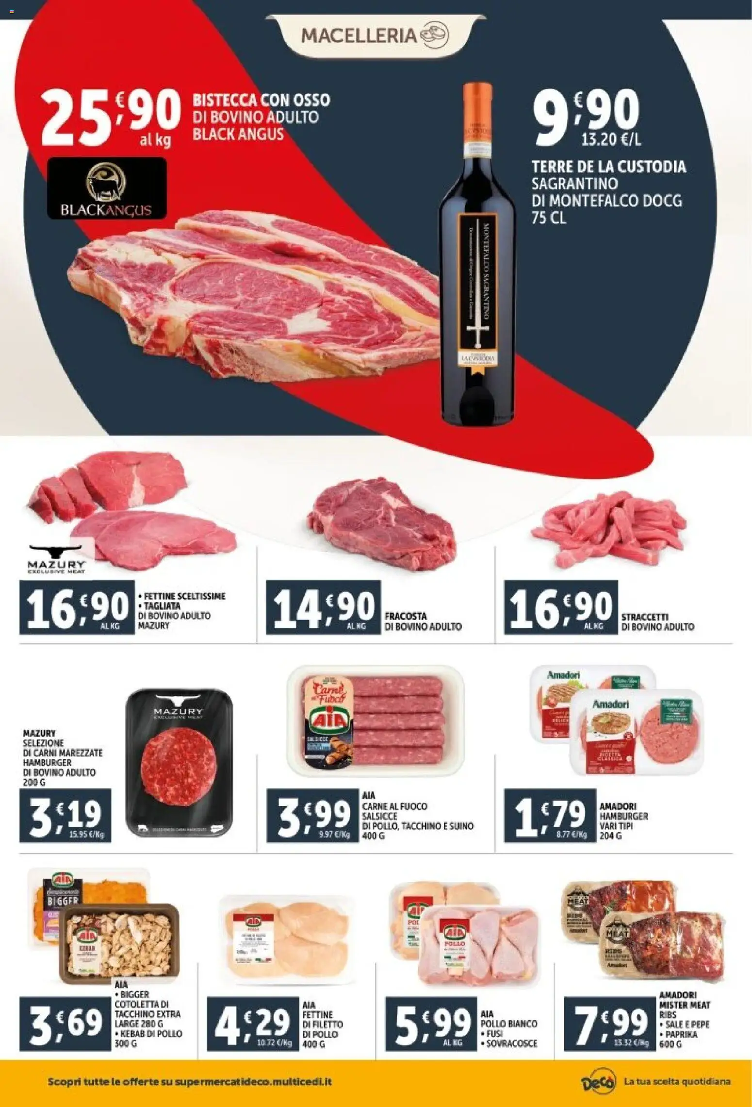 Volantino Decò del 29.12.2025 | Pagina: 6 | Prodotti: Pollo, Sale, Suino, Hamburger