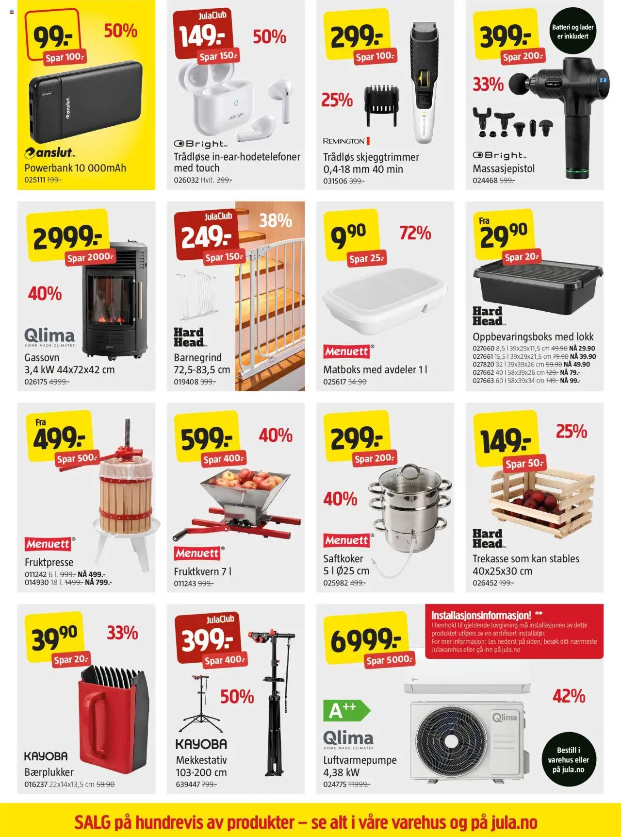  | Side: 4 | Produkter: Powerbank, Skjeggtrimmer, Oppbevaringsboks, Суміш дитяча
