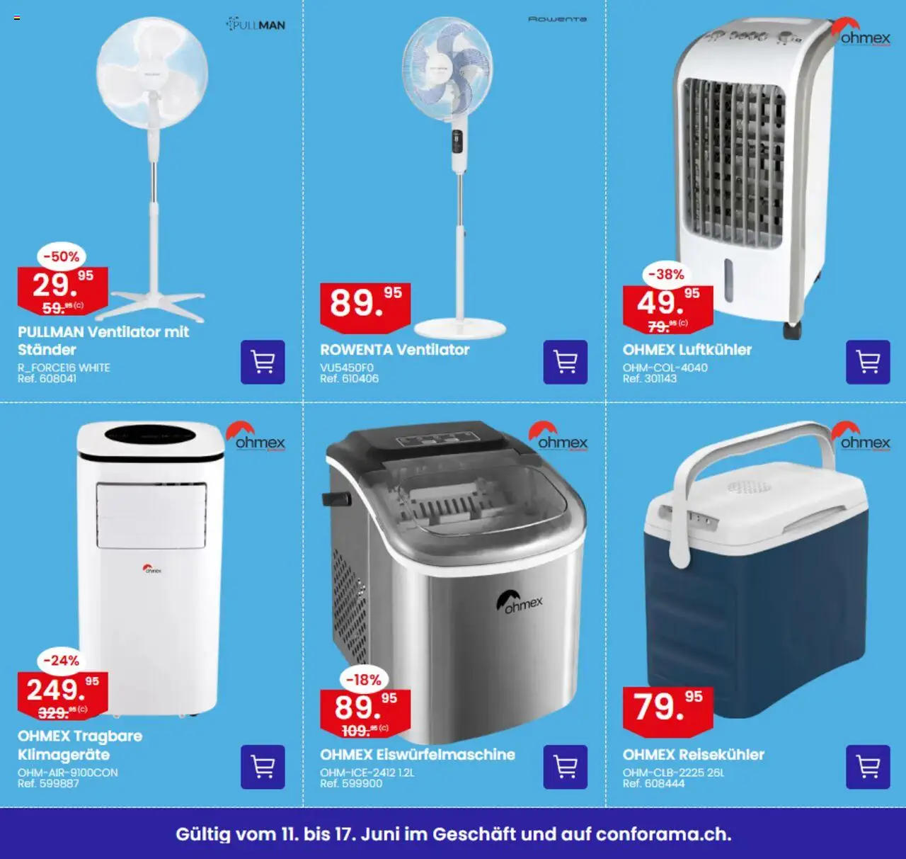 Conforama Aktionen ab 10.06.2025 | Seite: 14 | Produkte: Ventilator