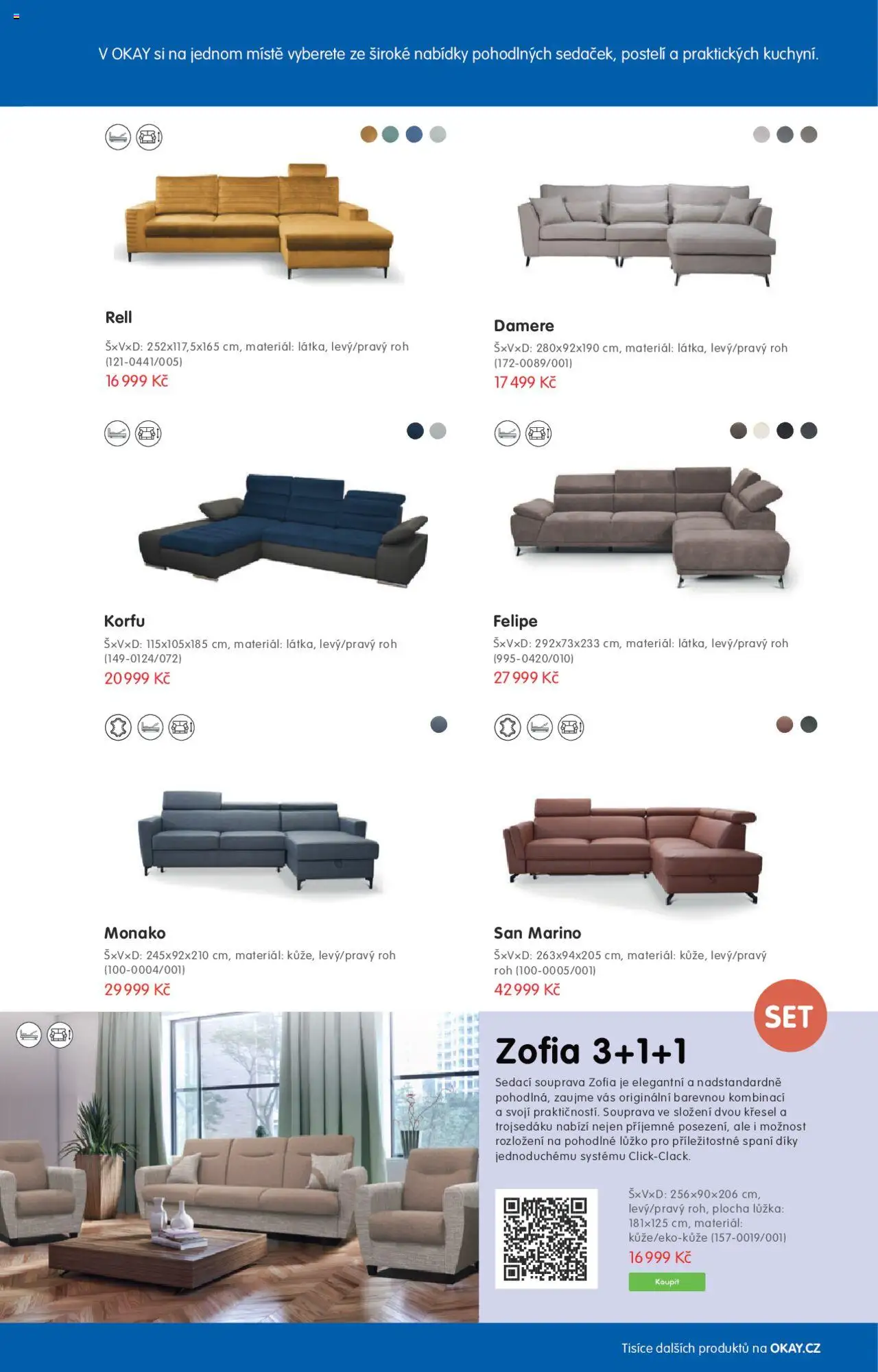 OKAY katalog - Sedačky od 01.03.2023 | Strana: 3 | Produkty: Stojan na boty, Krém na opruzeniny, Pochoutka pro psy, Tužka na oči