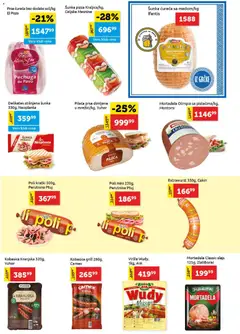 SuperVERO katalog - pregled SuperVERO kataloga - važi od 11.12.2025 | Strana: 5 | Proizvode: Mortadela, Dimljena pileća prsa, Šunka, Kobasica