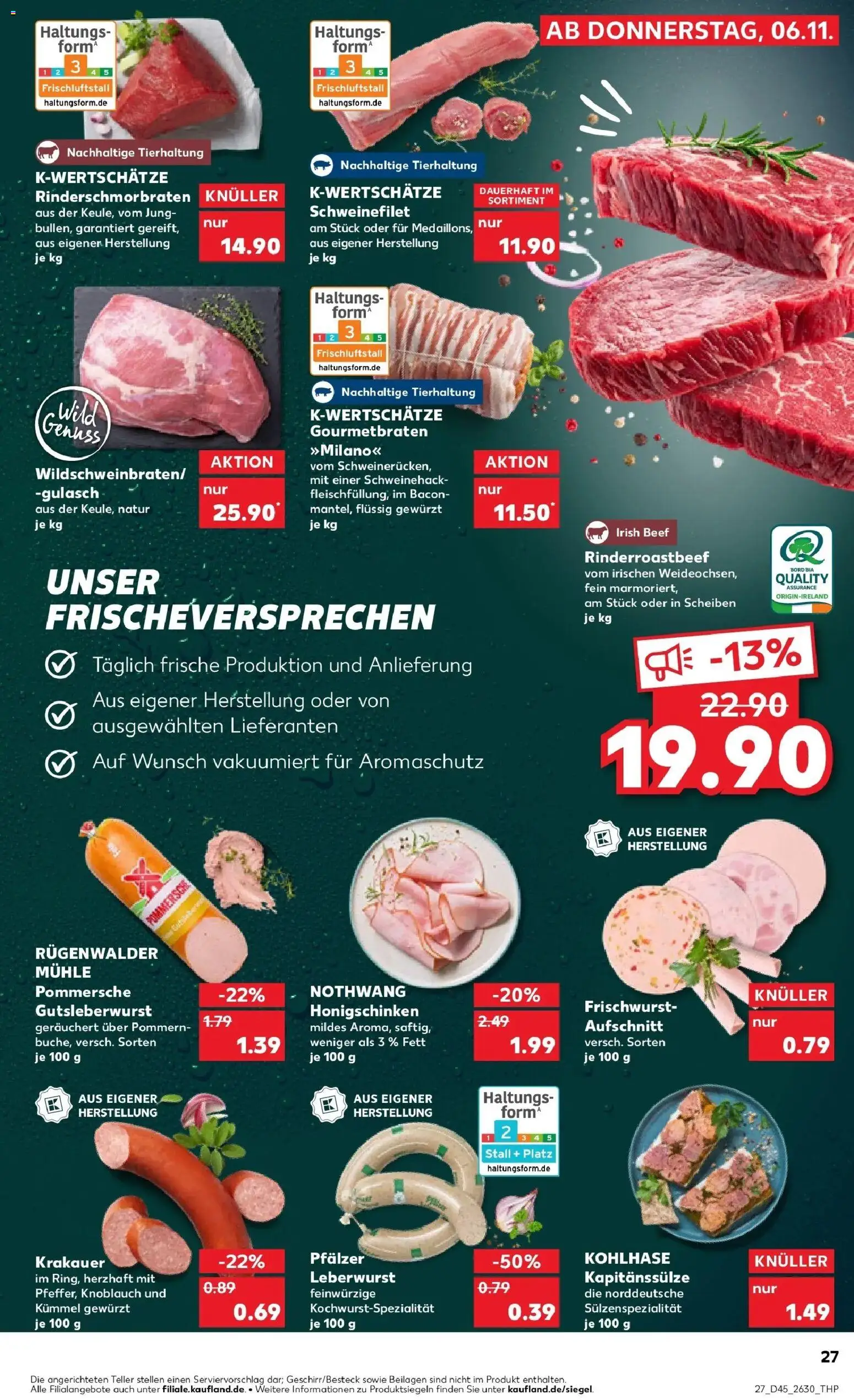 Kaufland prospekt Leipzig	 – gültig ab 10.11.2025 | Seite: 27 | Produkte: Mühle, Schweinefilet, Gulasch, Knoblauch