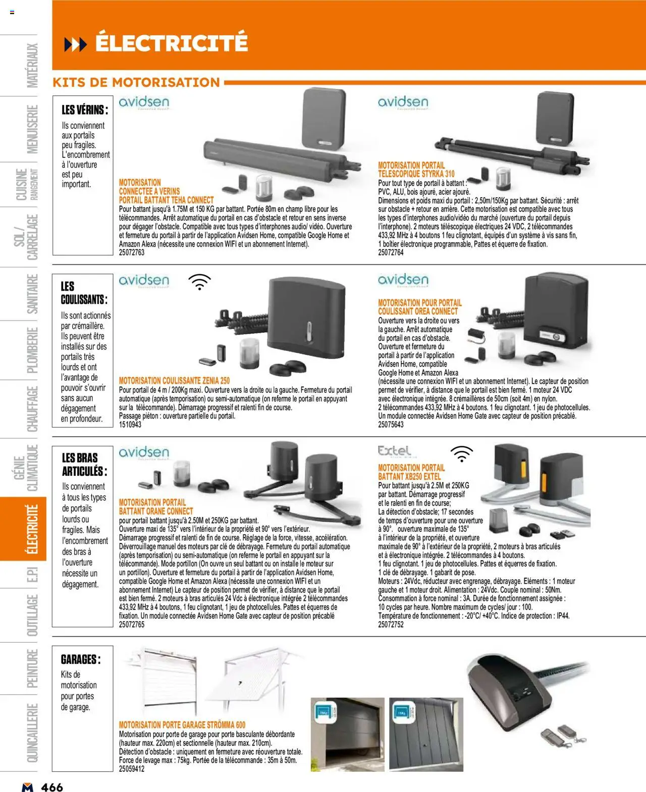  | Page: 466 | Produits: Poids, Mais, Portes, Télécommande