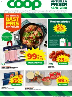 Coop - Uddevalla - Förhandsvisning av reklamblad från butik Coop aktuell från 18.08.2025