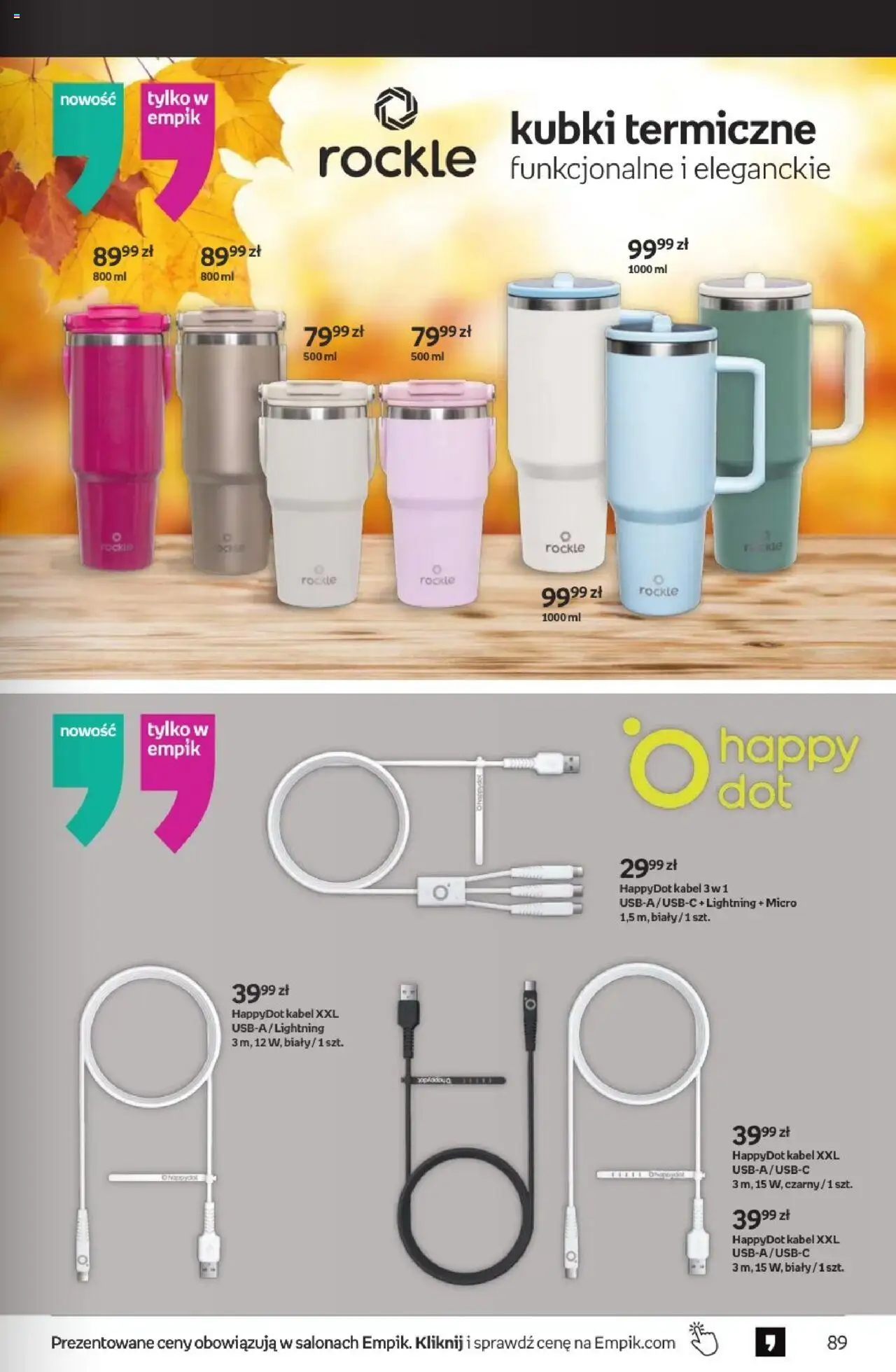Empik promocje od 10.09.2025 | Strona: 89 | Produkty: Kabel