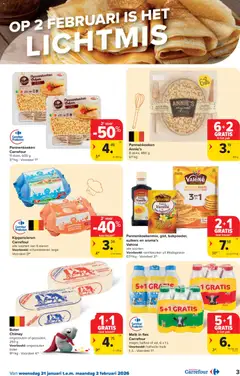 Carrefour folder week 4 - Voorbeeld van een folder van Carrefour, geldig van 21.01.2026 | Pagina: 3