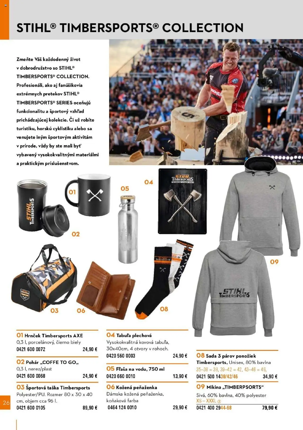 Nové STIHL akcie – leták je platný od 01.04.2025 | Strana: 170 | Produkty: Mikina, Peňaženka, Taška