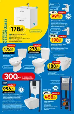 Pogląd oferty "Castorama gazetka" - ważna od 04.03.2026 | Strona: 12 | Produkty: Umywalka, Bateria