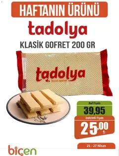 21.04.2026 tarihinden itibaren geçerli olan Biçen Market kataloğu önizlemesi