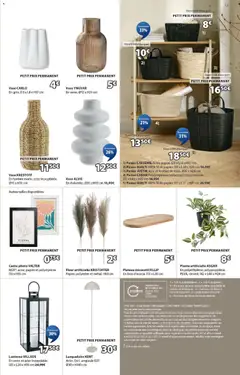 Jysk - Prévisualisation de Jysk catalogue valide à partir de 01.01.2026 | Page: 13 | Produits: Lampadaire, Plante artificielle, Panier, Vase