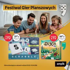 Pogląd oferty "Empik promocje - Festiwal Gier Planszowych" - ważna od 25.03.2026