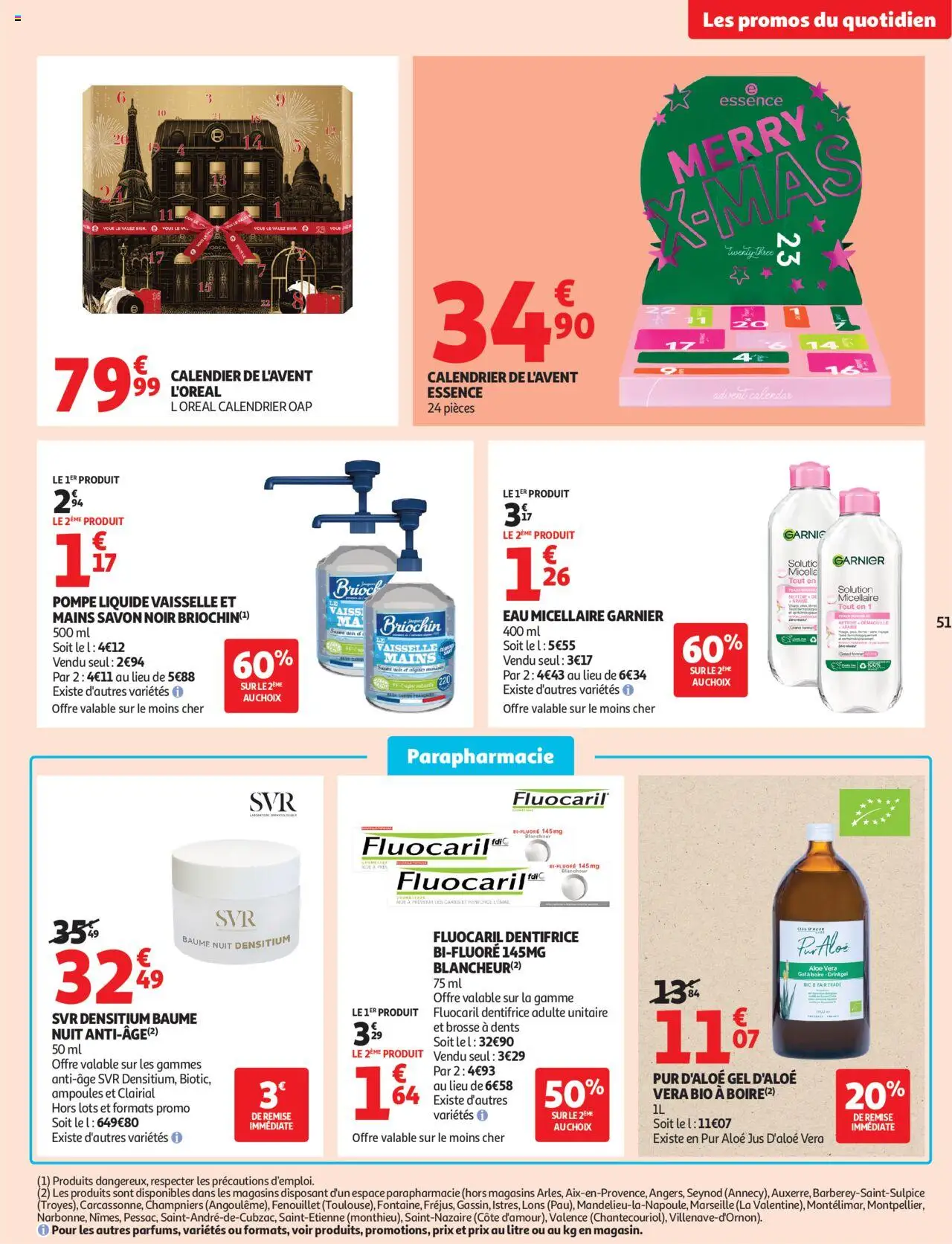 {H1} | Page: 52 | Produits: Liquide vaisselle, Brosse, Dentifrice, Jus