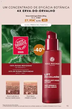 Pré-visualização Sérum Antirrugas Efeito Lifting, 30 ml Sérum Antirrugas Efeito Lifting válido de 17.10.2025 | Página: 15 | Produtos: Sérum