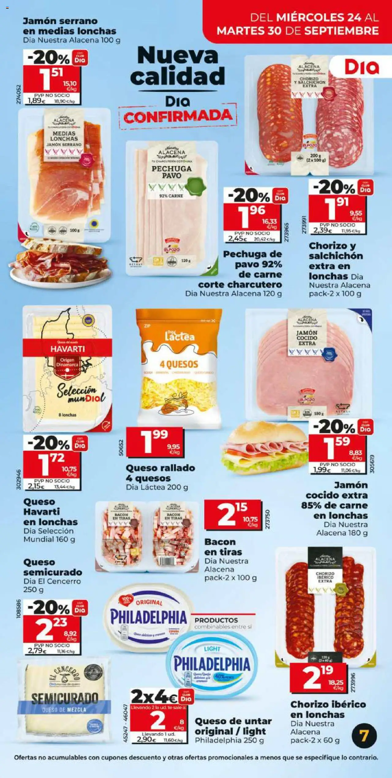 Dia - folleto Market │ válido desde el 24.09.2025 | Página: 7 | Productos: Jamón serrano, Jamón, Jamón cocido, Té