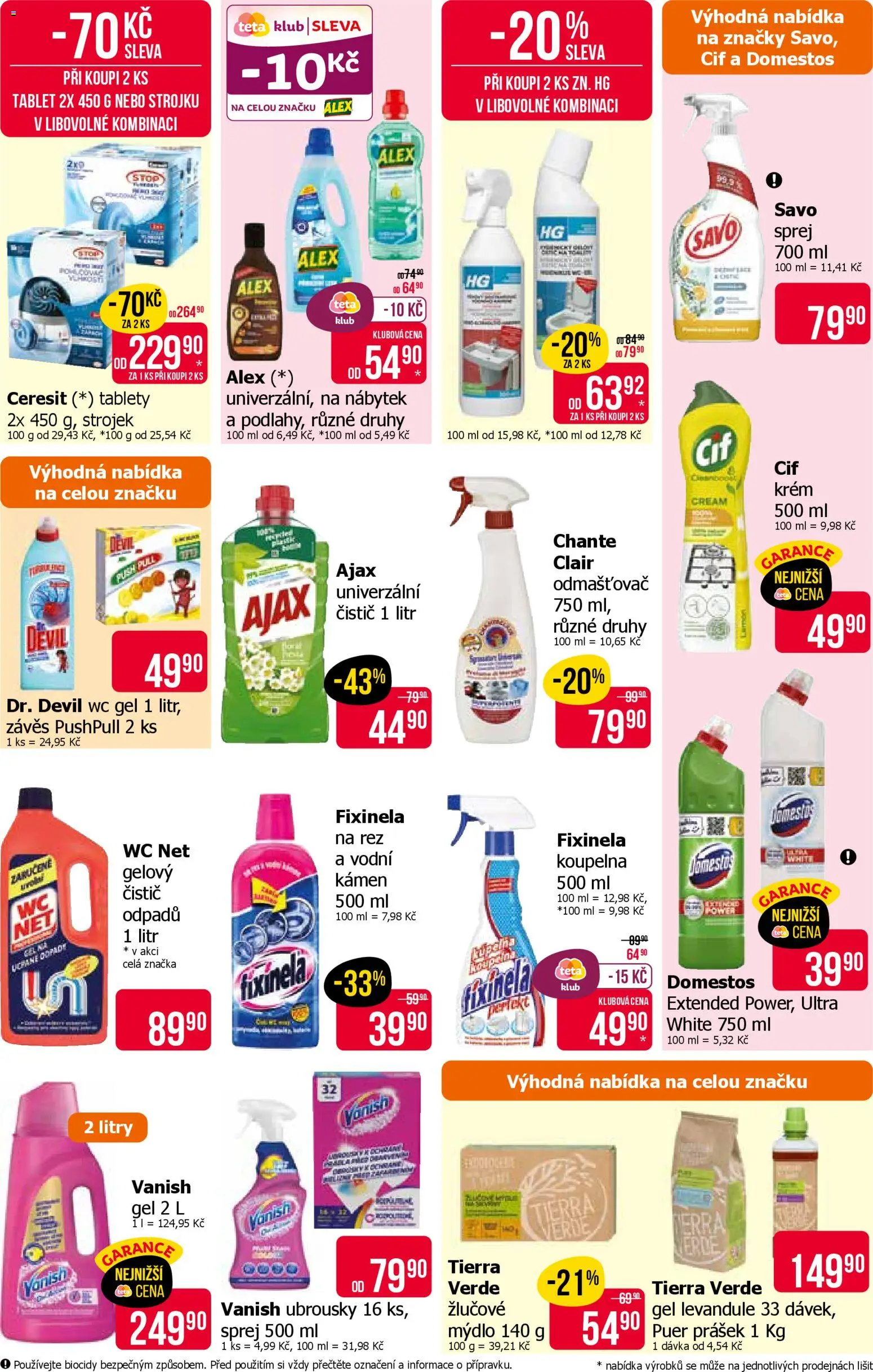 TETA Drogerie leták od 15.01.2026 | Strana: 18 | Produkty: Ubrousky, Univerzální čistič, Domestos, Wc