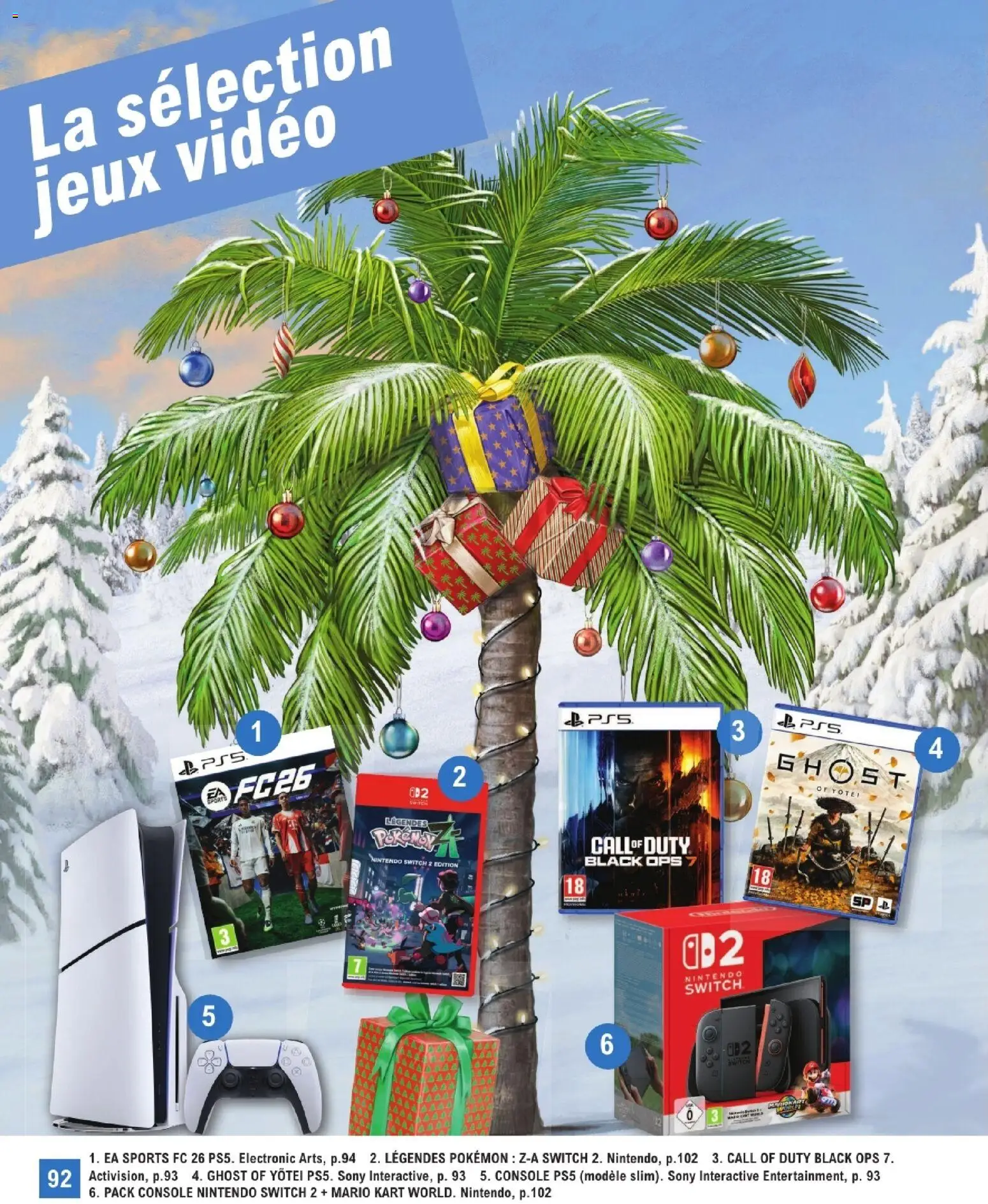 {H1} | Page: 92 | Produits: Vidéo, Playstation, console Nintendo Switch, Jeux