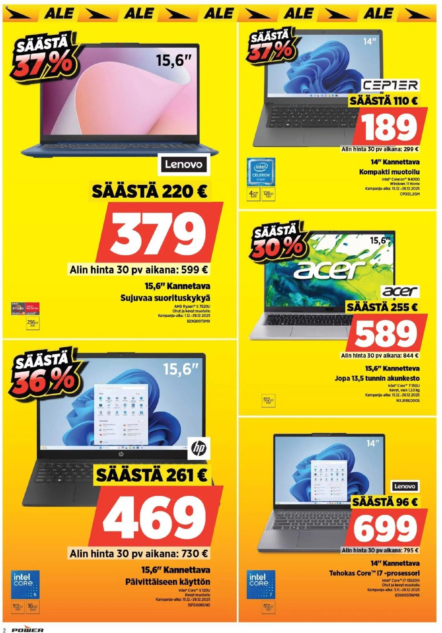 Power tarjoukset – voimassa 24.12.2025 alkaen | Sivu: 2