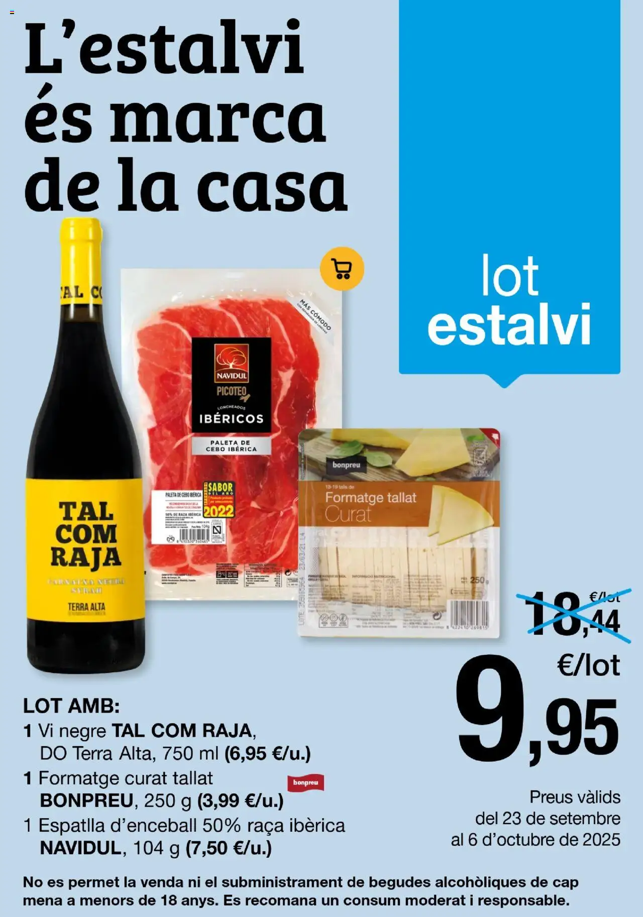 Bonpreu folleto │ válido desde el 23.09.2025 | Página: 1