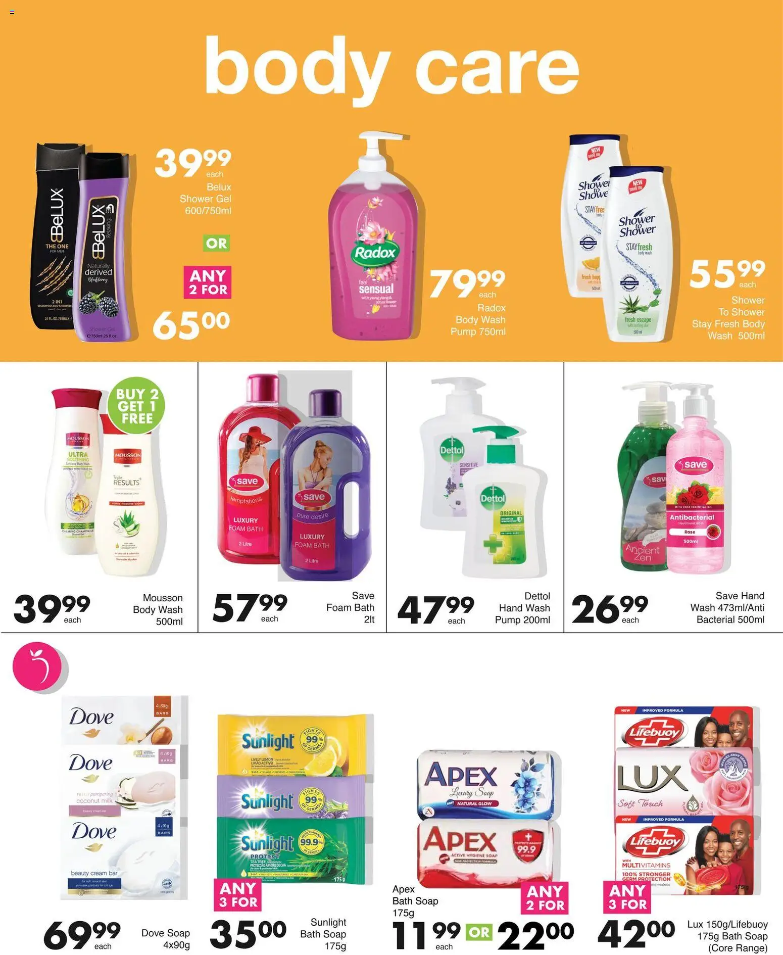 New Save catalogue – valid from 12.02.2026 | Page: 38 | Products: Multivitamins, Cream, Soap, Shower gel