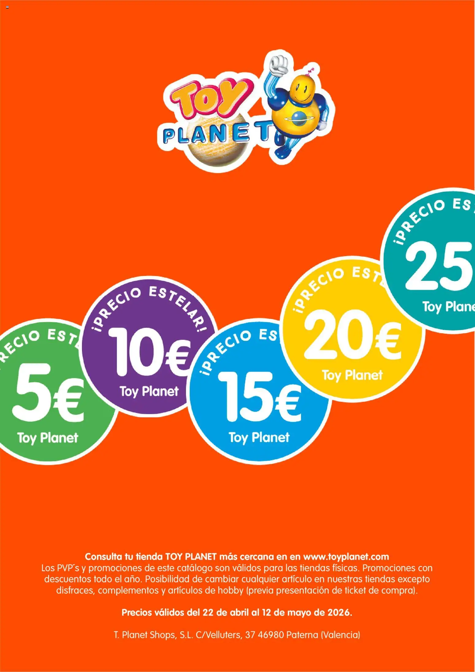 Toy Planet catálogo Precios Estelares │ válido desde el 22.04.2026 | Página: 12