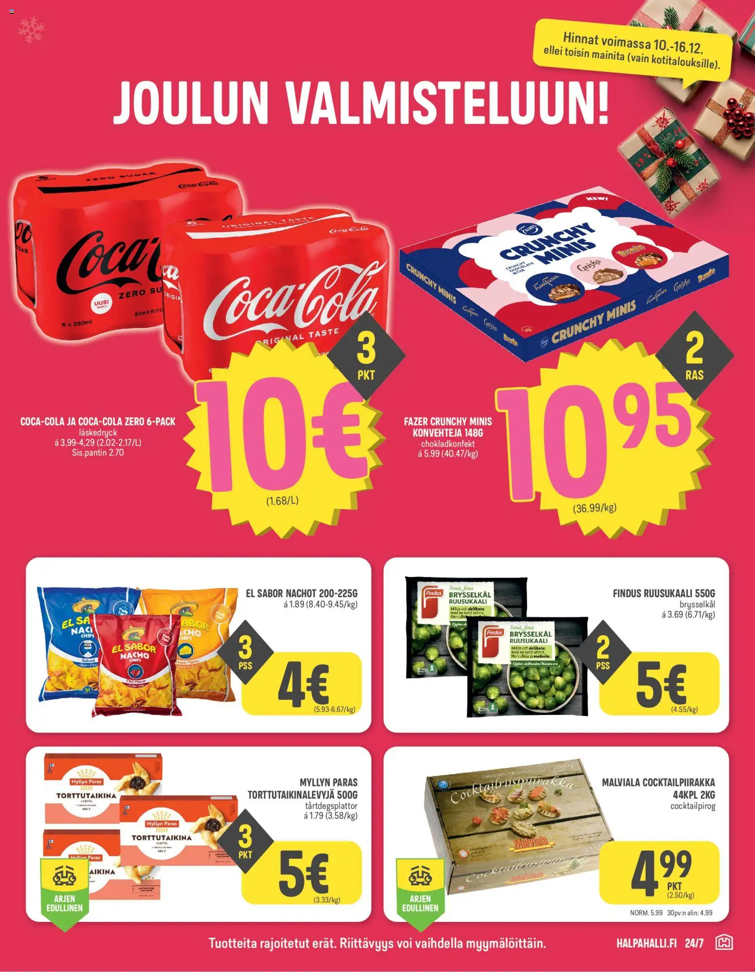 Halpa Halli tarjoukset – voimassa 10.12.2025 alkaen | Sivu: 5 | Tuotteet: Ruusukaali, Voi