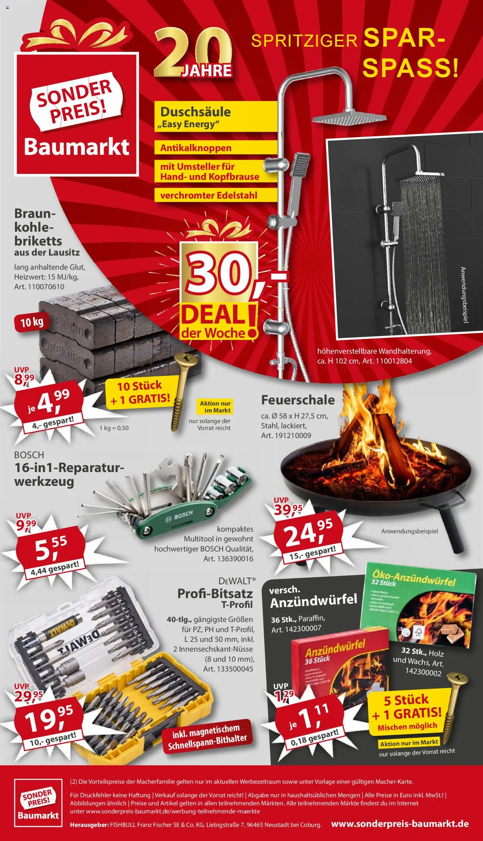 Sonderpreis Baumarkt Prospekt 	 – gültig ab 27.12.2025 | Seite: 20 | Produkte: Bosch, Energy