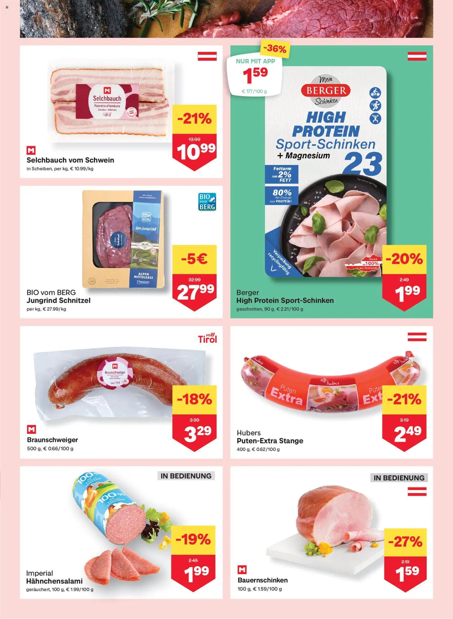 MPREIS Kärnten gültig ab 15.01.2026 | Seite: 3 | Produkte: Schinken