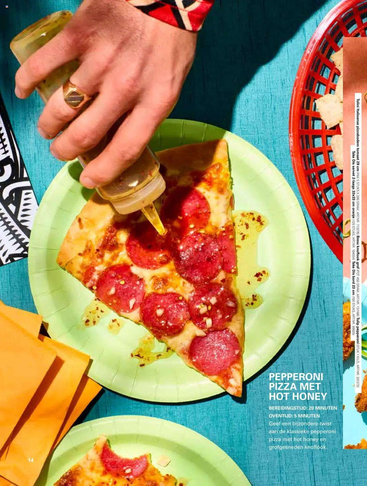  | Pagina: 14 | Producten: Pizza, Knoflook, Tomaat, Bord