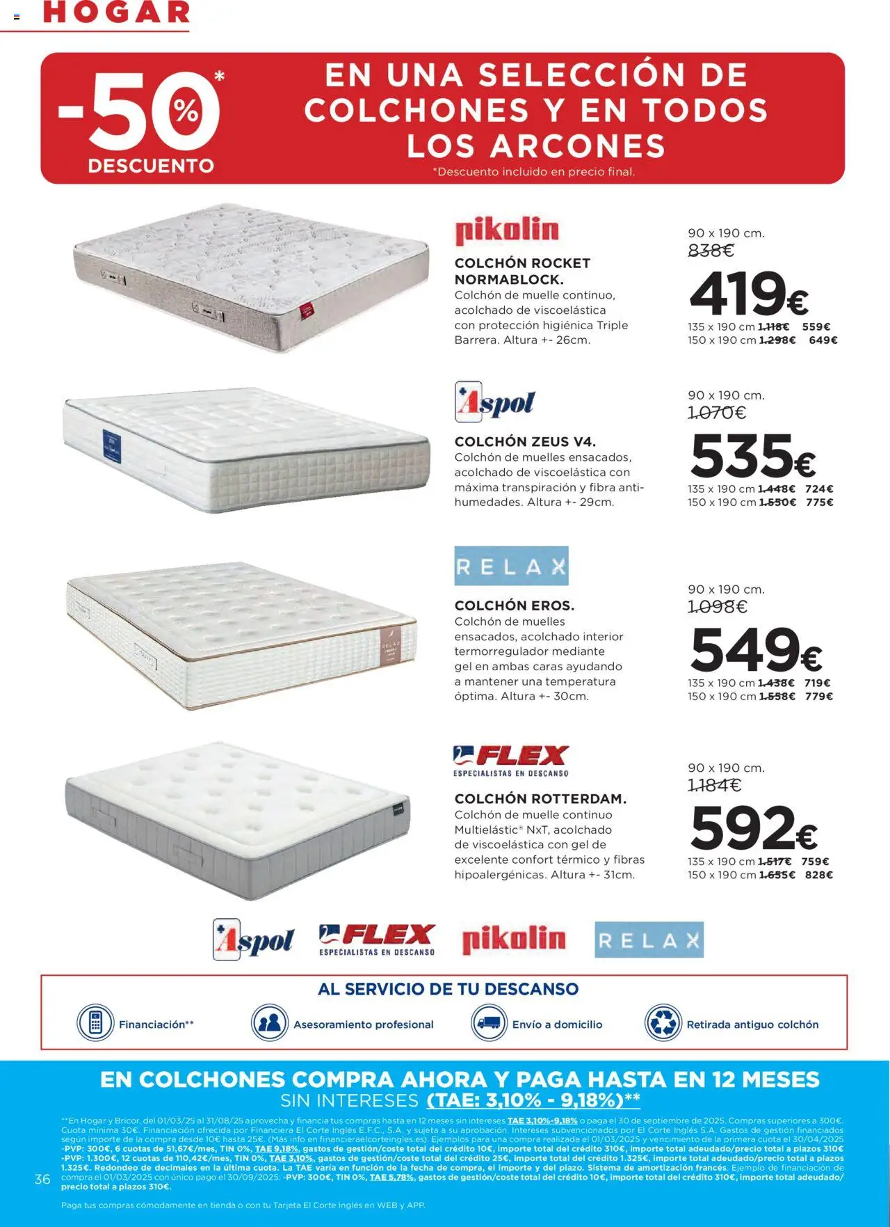 Hipercor catálogo │ válido desde el 19.06.2025 | Página: 41 | Productos: Colchon