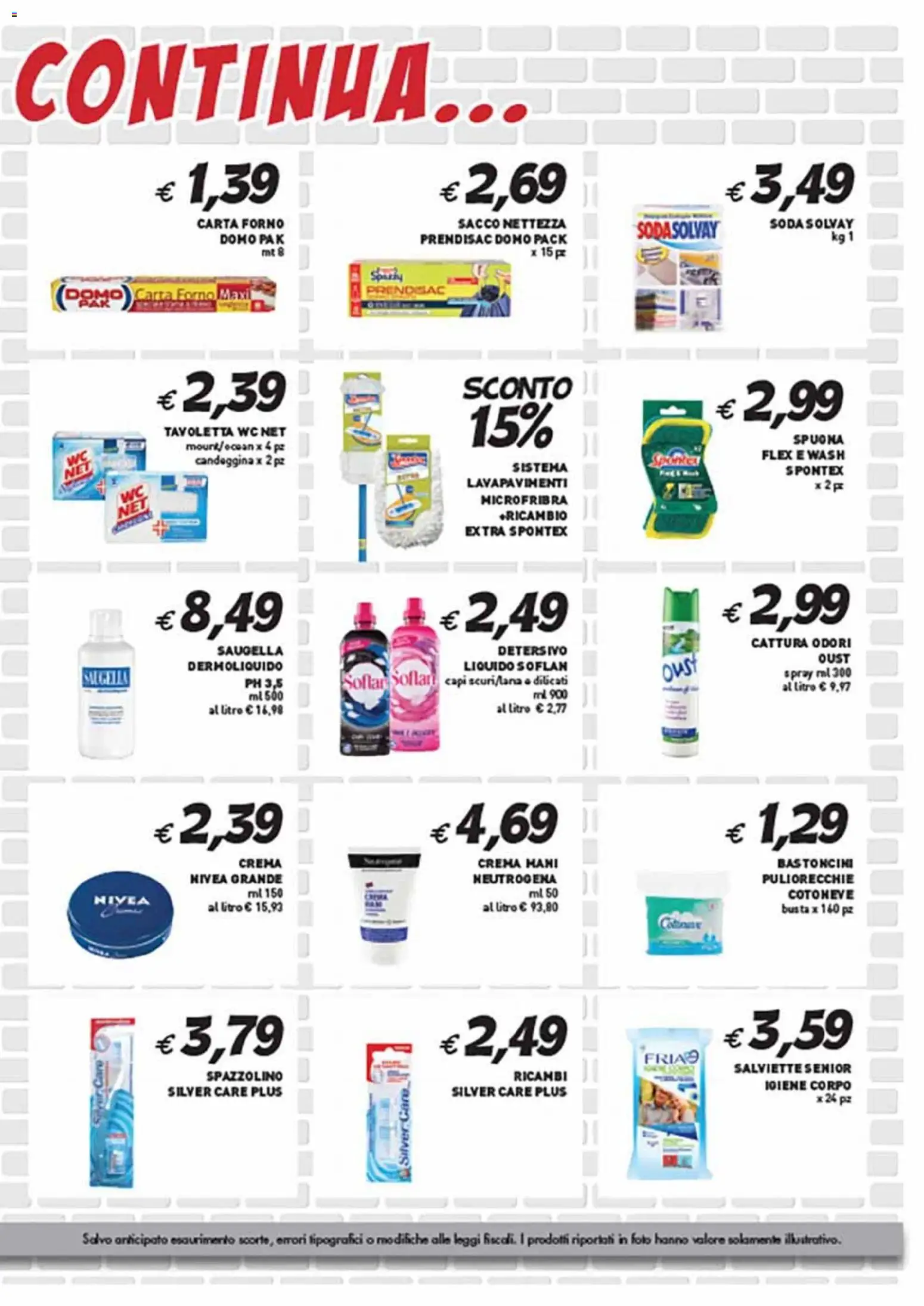 Volantino Coal del 23.10.2025 | Pagina: 7 | Prodotti: Crema, Tavoletta wc, Candeggina, Forno