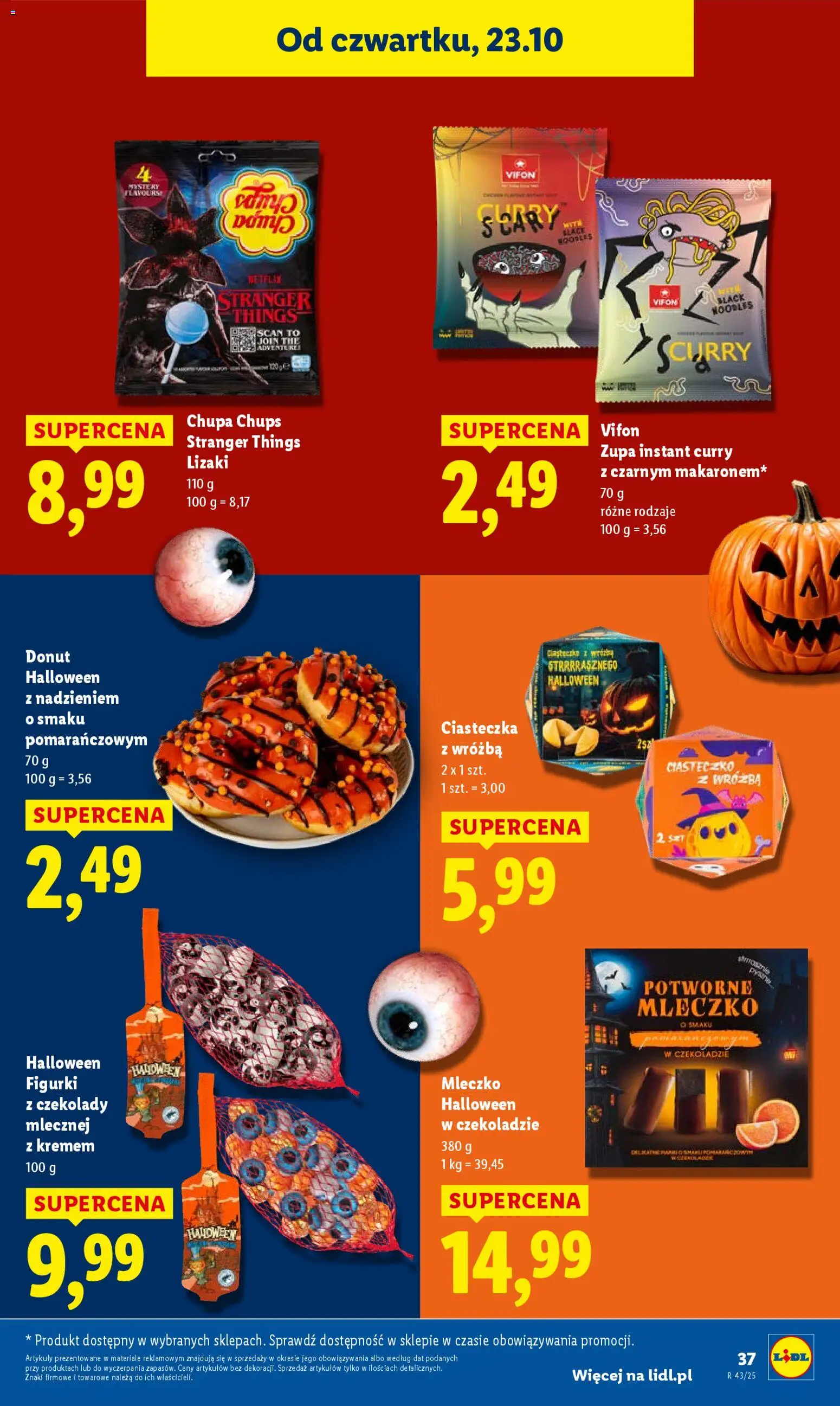Lidl Gazetka od 23.10.2025 | Strona: 41 | Produkty: Czekolady, Vifon, Figurki, Ciasteczka