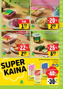 IKI leidinys│galioja nuo 07.07.2025 | Puslapis: 9 | Prekių: Agurkai, Salotos, Sumuštinis, Vištiena